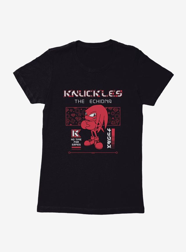 Hot Topic Sonic The Hedgehog Knuckles 94 Girls Oversized T-Shirt