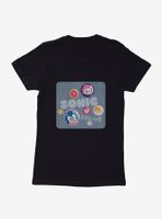 Sonic The Hedgehog And Friends Let's Roll Womens T-Shirt