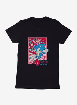 Sonic The Hedgehog Sonic's Name Womens T-Shirt