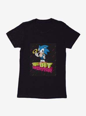 Sonic The Hedgehog 16-Bit Superstar Womens T-Shirt