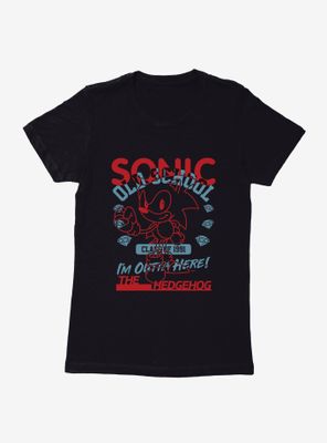 Sonic The Hedgehog Old School Layered Womens T-Shirt