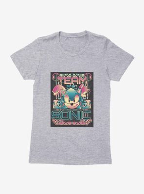 Sonic The Hedgehog Team 16-Bit Womens T-Shirt