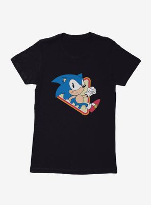 Sonic The Hedgehog Taking A Stroll Womens T-Shirt
