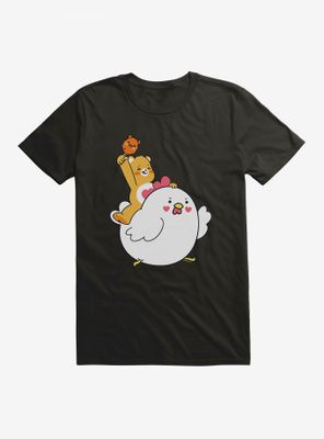 Care Bears Tenderheart Bear Chicken Ride T-Shirt