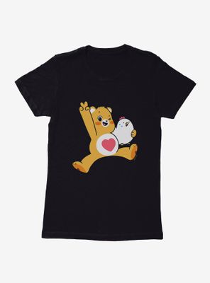 Care Bears Tenderheart Bear Chicken Hug Womens T-Shirt