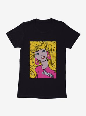 Barbie Pop Art Portrait Womens T-Shirt
