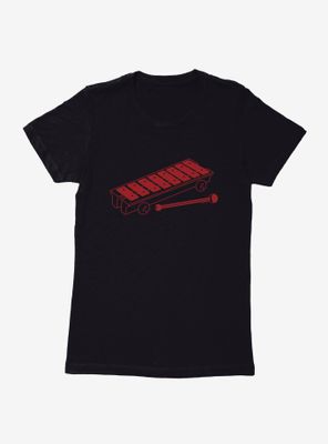 Fisher Price Xylophone Outline Womens T-Shirt