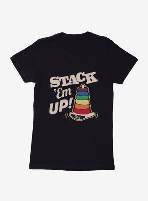 Fisher Price Rock-A-Stack 'Em Up Womens T-Shirt