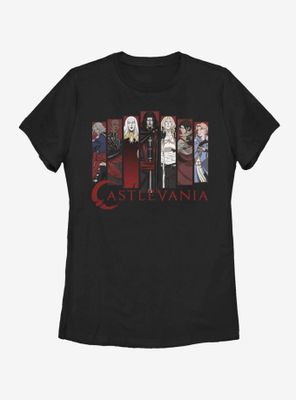 Castlevania Characters Womens T-Shirt