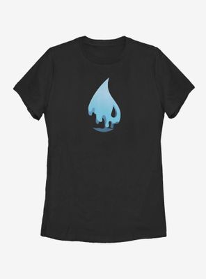 Magic: The Gathering Blue Mana Symbol Womens T-Shirt