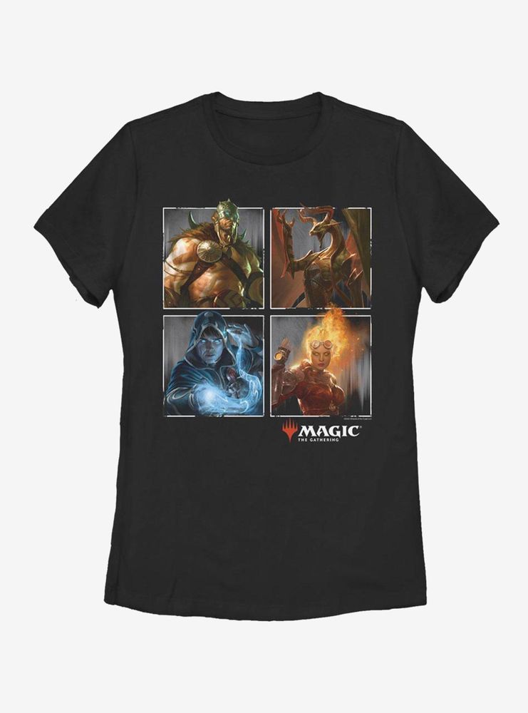 Magic: The Gathering Character Four Up Womens T-Shirt