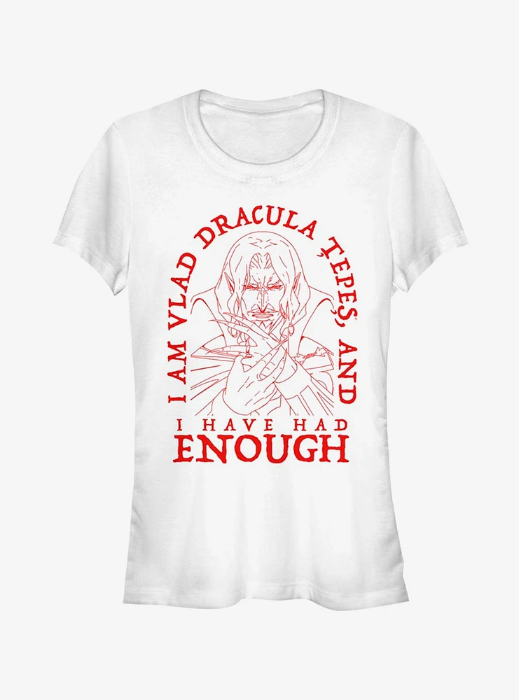 Castlevania Had Enough Girls T-Shirt