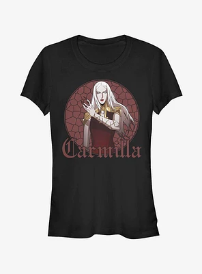 Castlevania Stained Glass Carmilla Girls T-Shirt