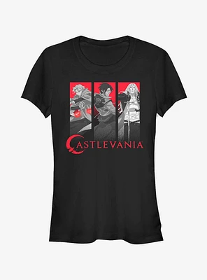Castlevania Trio Box Up Girls T-Shirt