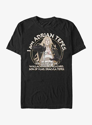 Castlevania Adrian Tepes Known As Alucard T-Shirt