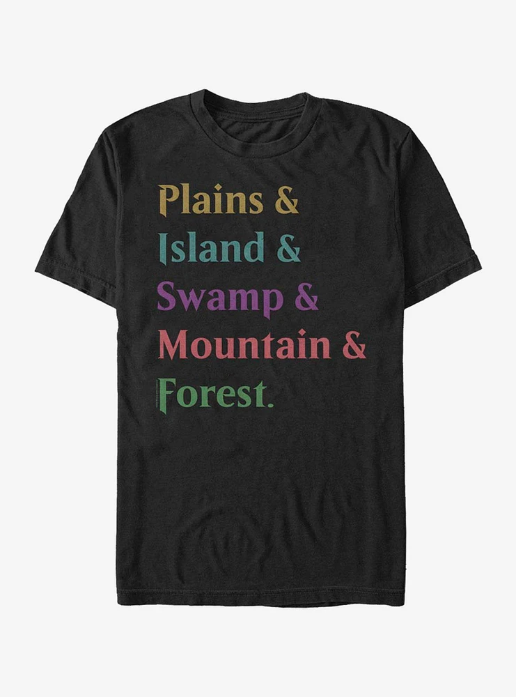 Magic: The Gathering Land Stack T-Shirt