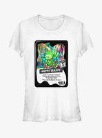 R.I.P Rainbows Pieces Happy Trappy Trading Card Girls T-Shirt