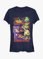 R.I.P Rainbows Pieces Living Dead Unicorns Girls T-Shirt