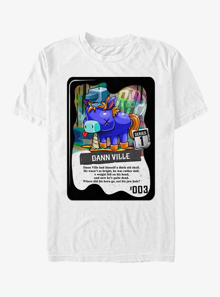 R.I.P Rainbows Pieces Dann Ville Trading Card T-Shirt