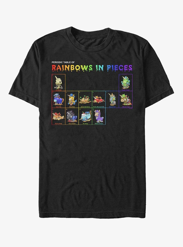 R.I.P Rainbows Pieces Periodic RIP T-Shirt