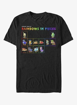 R.I.P Rainbows Pieces Periodic RIP T-Shirt