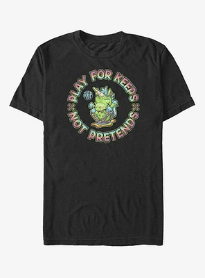 R.I.P Rainbows Pieces Play For Keeps Badge T-Shirt
