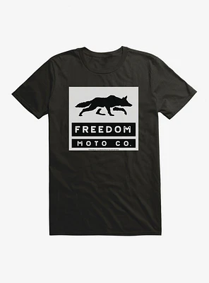 Freedom Moto Co. Black And White Logo T-Shirt