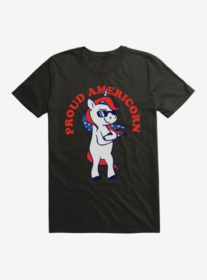 Fourth Of July Proud Unicorn T-Shirt
