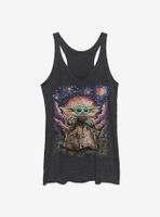 Star Wars The Mandalorian Child Starry Night Womens Tank Top