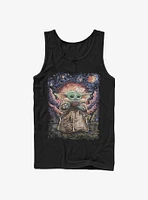 Star Wars The Mandalorian Child Starry Night Tank Top