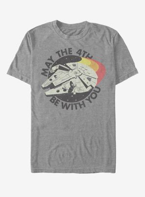 Star Wars May The Fourth Retro Falcon T-Shirt