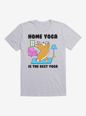 Home Yoga Is The Best Corgi T-Shirt