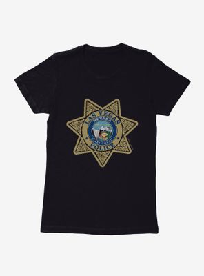 Twin Peaks Las Vegas Police Badge Womens T-Shirt