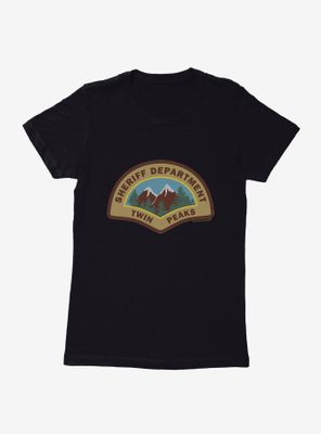Twin Peaks Sheriff Department Patch Logo Womens T-Shirt