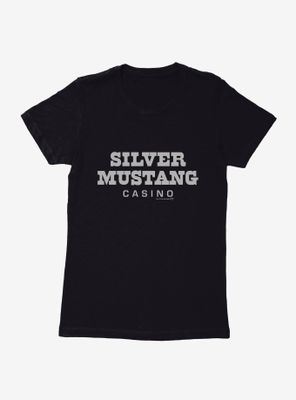 Twin Peaks Silver Mustang Casino Script Womens T-Shirt