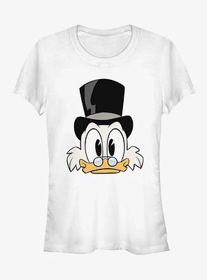 Disney DuckTales Scrooge Big Face Girls T-Shirt