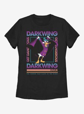 Disney Darkwing Duck Box Womens T-Shirt