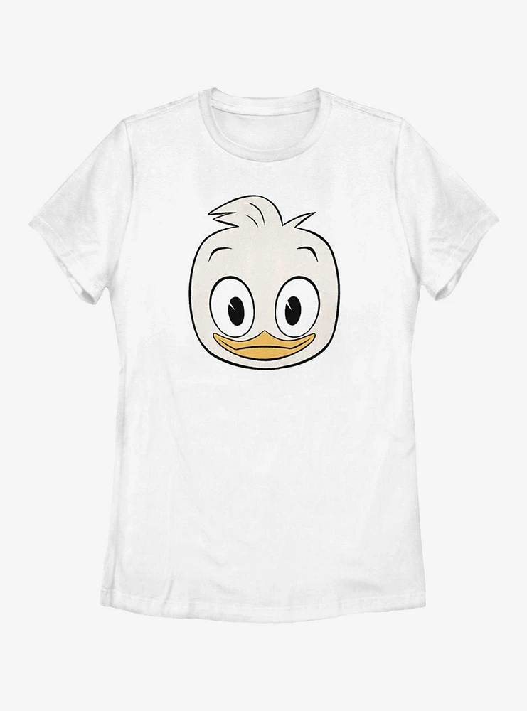 Disney DuckTales Dewey Big Face Womens T-Shirt
