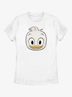 Disney DuckTales Dewey Big Face Womens T-Shirt