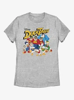 Disney DuckTales Group Shot Womens T-Shirt
