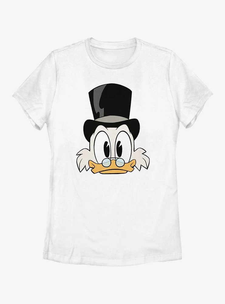 Disney DuckTales Scrooge Big Face Womens T-Shirt