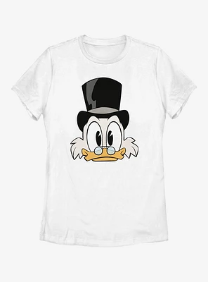 Disney DuckTales Scrooge Big Face Womens T-Shirt