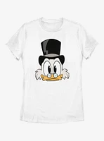 Disney DuckTales Scrooge Big Face Womens T-Shirt