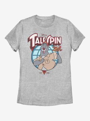 Disney TaleSpin Baloo Badge Womens T-Shirt