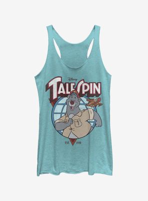 Disney TaleSpin Baloo Badge Womens Tank Top