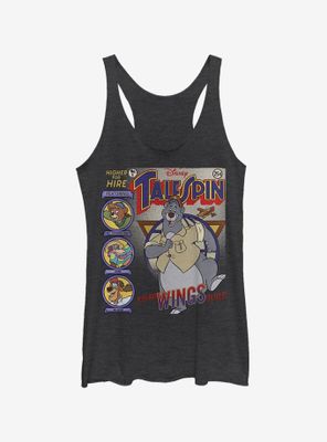 Disney TaleSpin Tales Cover Womens Tank Top
