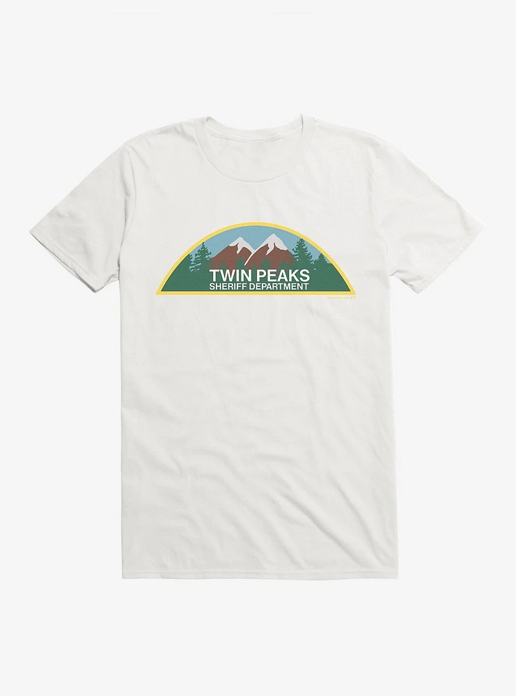 Twin Peaks Sheriff Department Mountain Icon T-Shirt