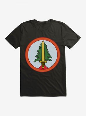 Twin Peaks Tree Patch Icon T-Shirt