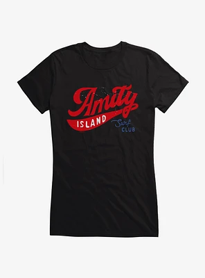 Jaws Amity Island Girls T-Shirt