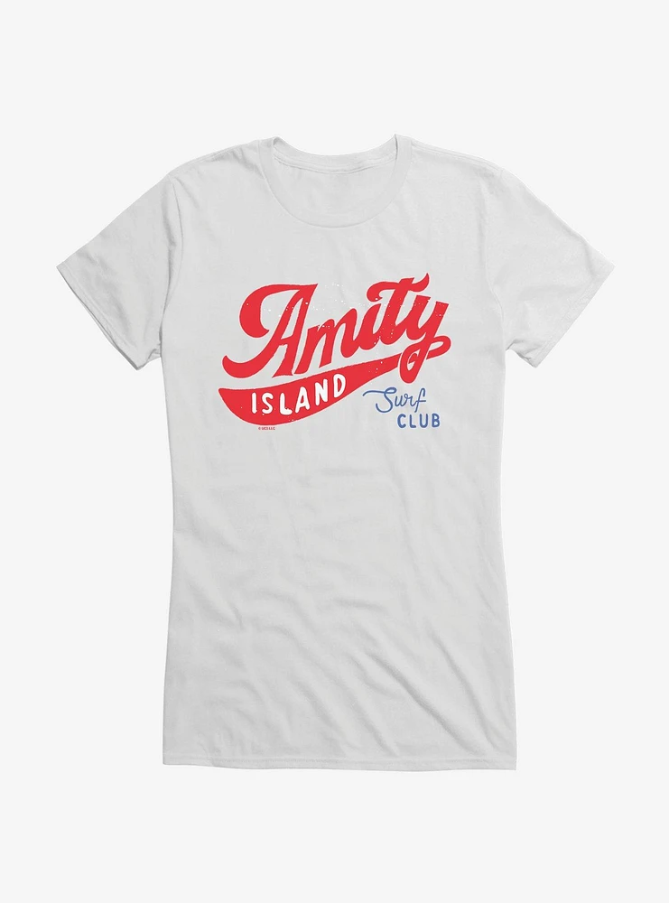 Jaws Amity Island Girls T-Shirt
